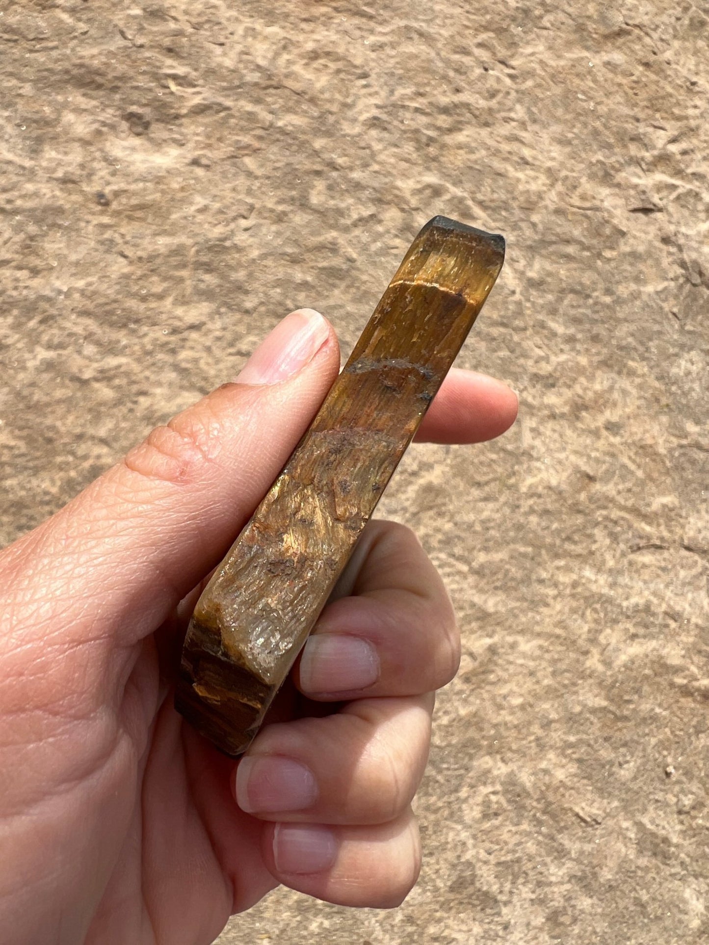 Tigers Eye Slab 110g - Purple Door Alchemy