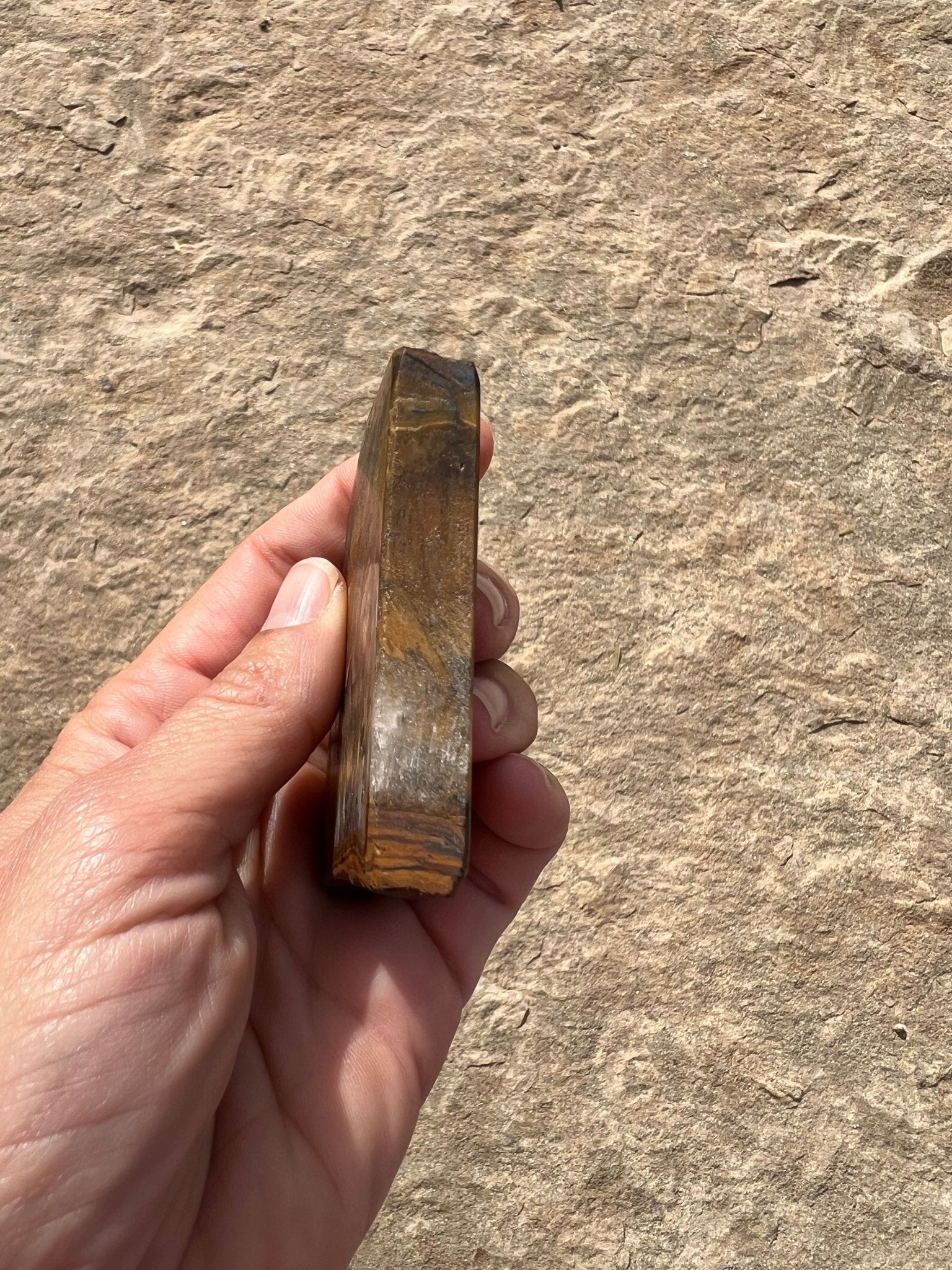 Tigers Eye Slab 98g - Purple Door Alchemy