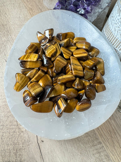 Tiger's Eye Tumble - Purple Door Alchemy