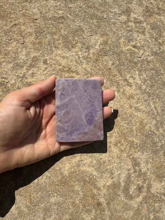 Turkish Purple Jade Slab 111g - Purple Door Alchemy