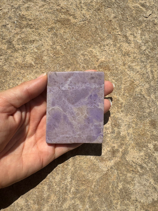 Turkish Purple Jade Slab 113g - Purple Door Alchemy