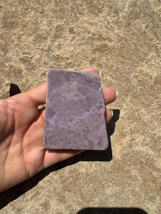 Turkish Purple Jade Slab 98g - Purple Door Alchemy