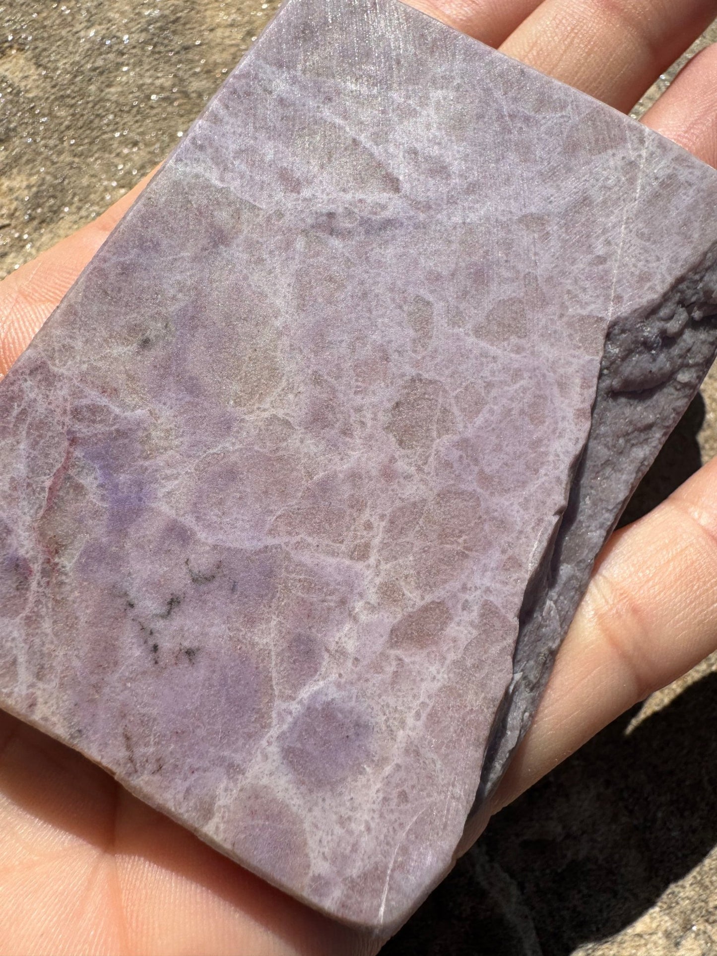 Turkish Purple Jade Slab 99g - Purple Door Alchemy