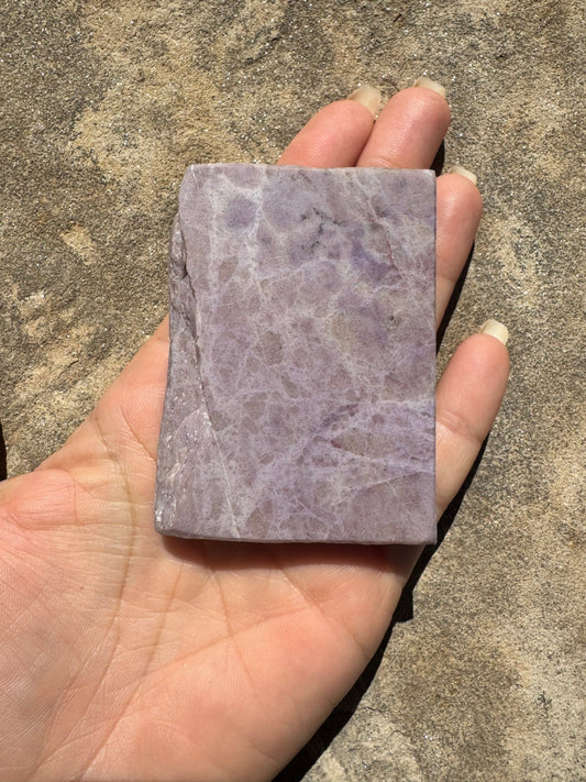 Turkish Purple Jade Slab 99g - Purple Door Alchemy