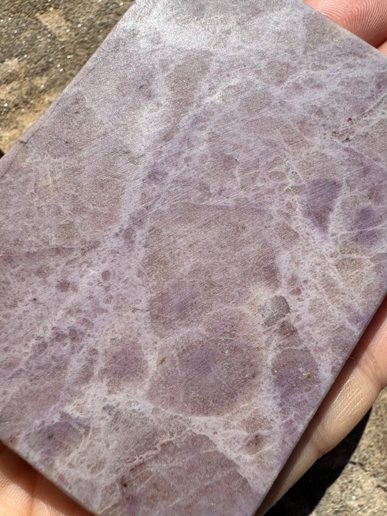 Turkish Purple Jade Slab 99g - Purple Door Alchemy