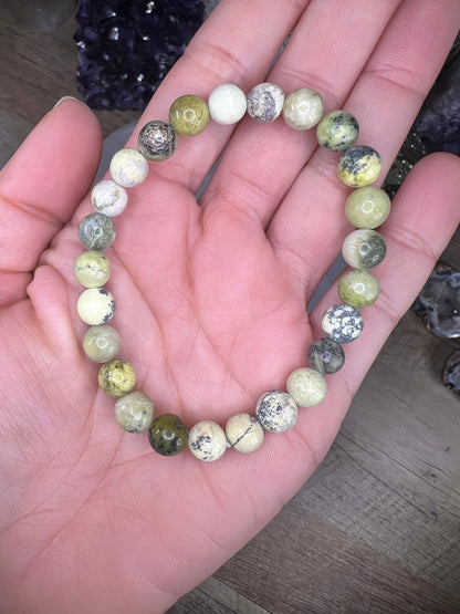 Yellow Serpentine Bracelet - Purple Door Alchemy