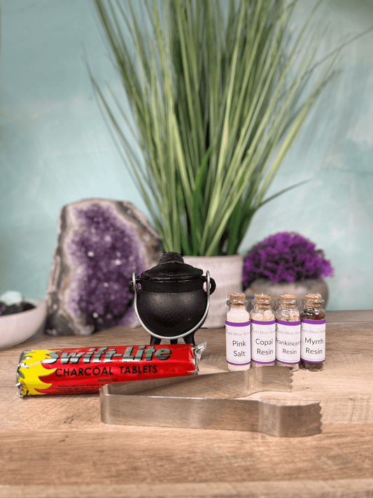Cauldron & Incense Starter Kit - Purple Door Alchemy