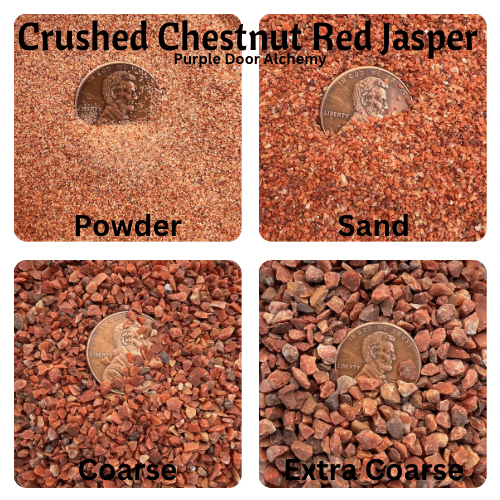 Crushed Chestnut Red Jasper - Purple Door Alchemy