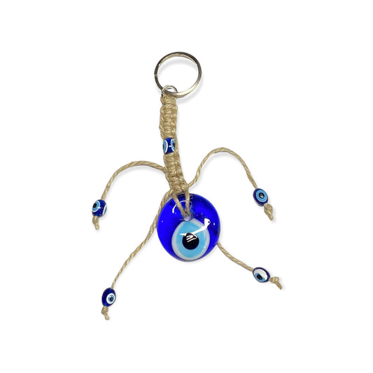 Evil Eye Amulet Keychain - Purple Door Alchemy