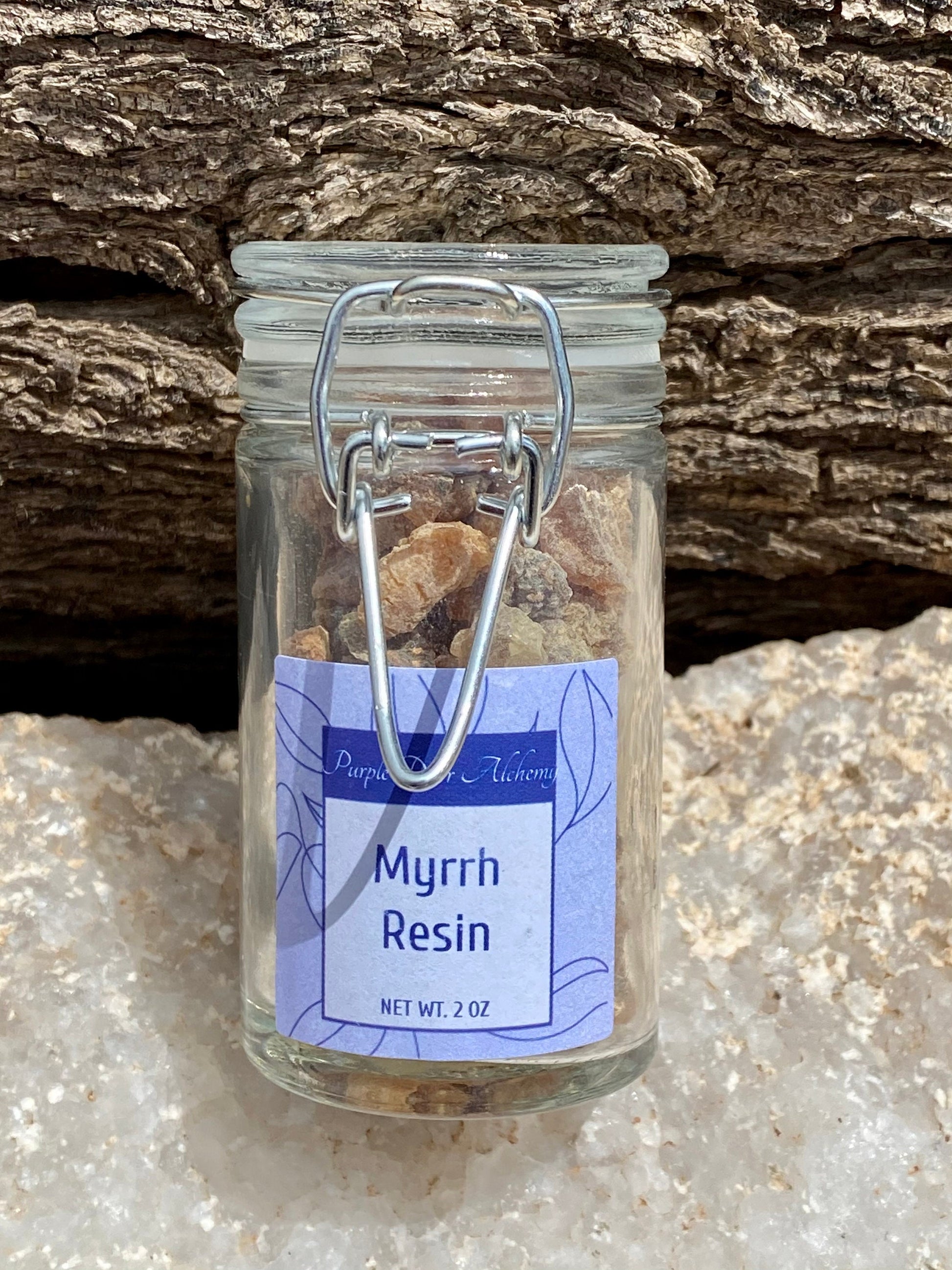 Resin Incense - Copal, Frankincense, Myrrh, & Dragon's Blood - Purple Door Alchemy