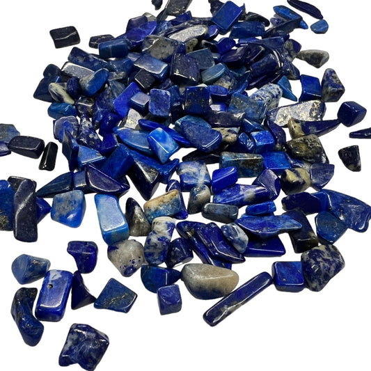 Lapis Lazuli Chips (1 ounce, 1/2 lb, 1 lb) - Purple Door Alchemy