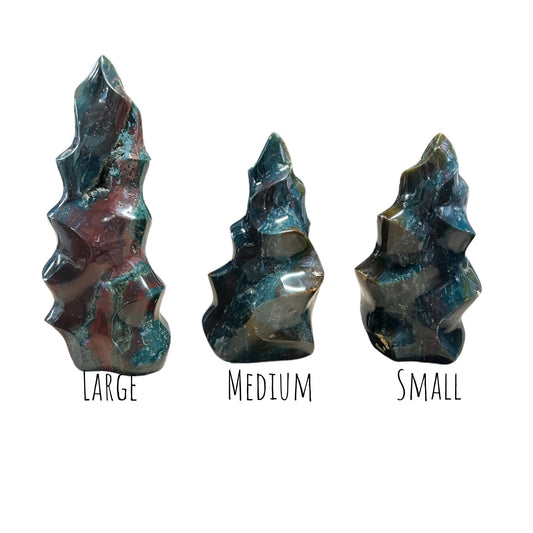 Ocean Jasper Flame - Purple Door Alchemy