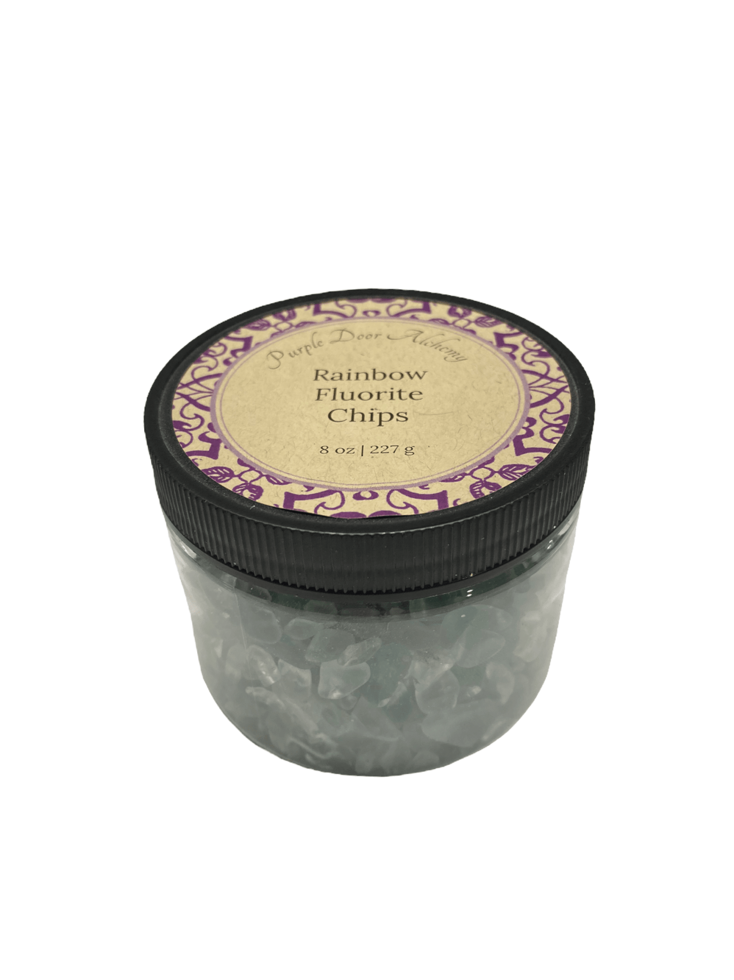 Rainbow Fluorite Chips - Purple Door Alchemy