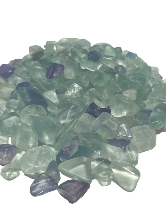 Rainbow Fluorite Chips - Purple Door Alchemy