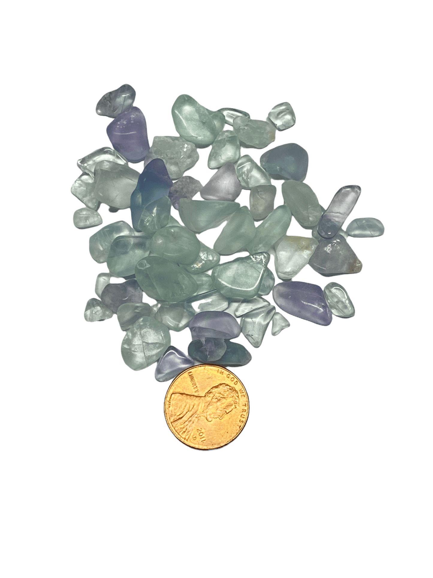 Rainbow Fluorite Chips - Purple Door Alchemy