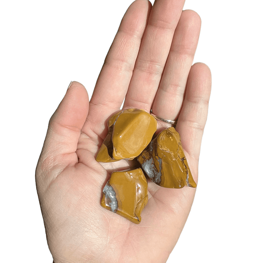 Tumbled Yellow Jasper - Purple Door Alchemy